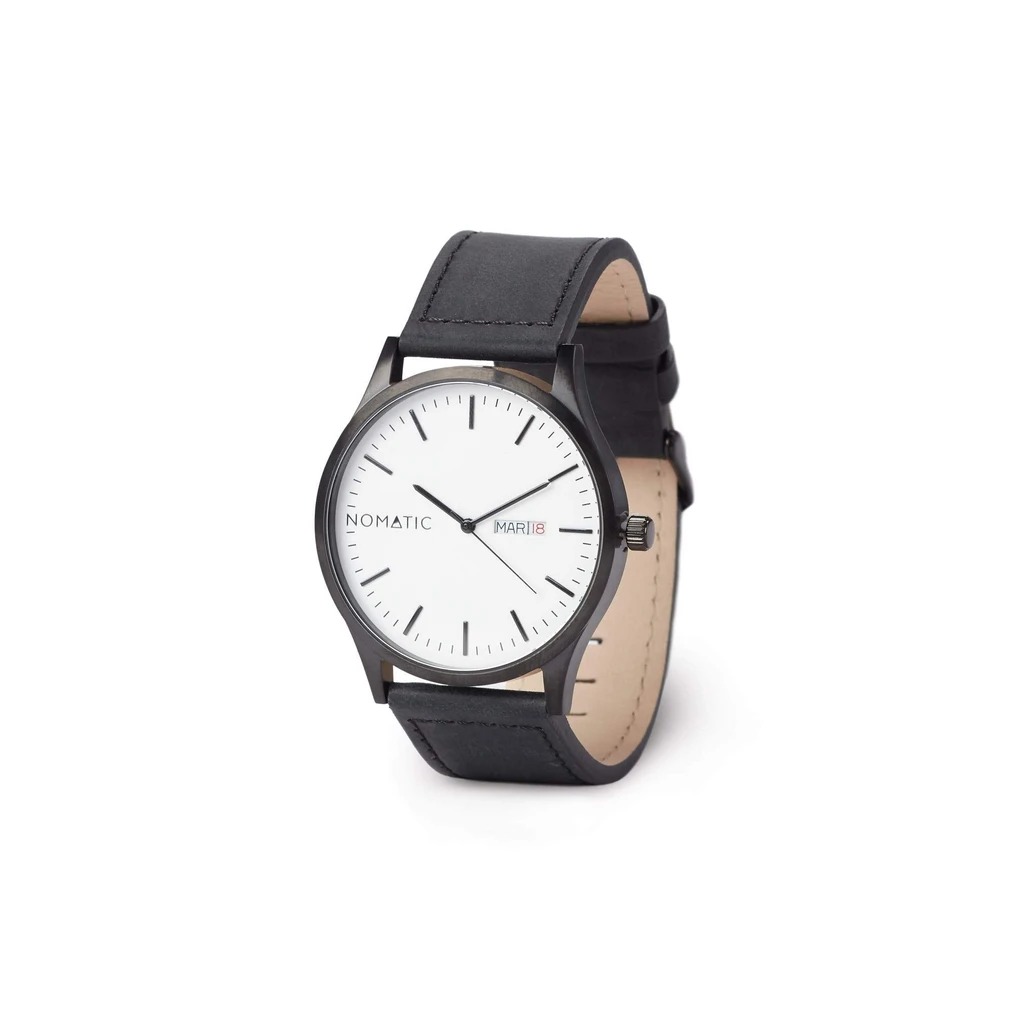 Black and White Minimalist Watches NOMATIC
